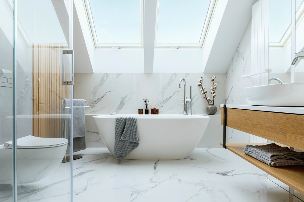 What are the rules of bathroom layout